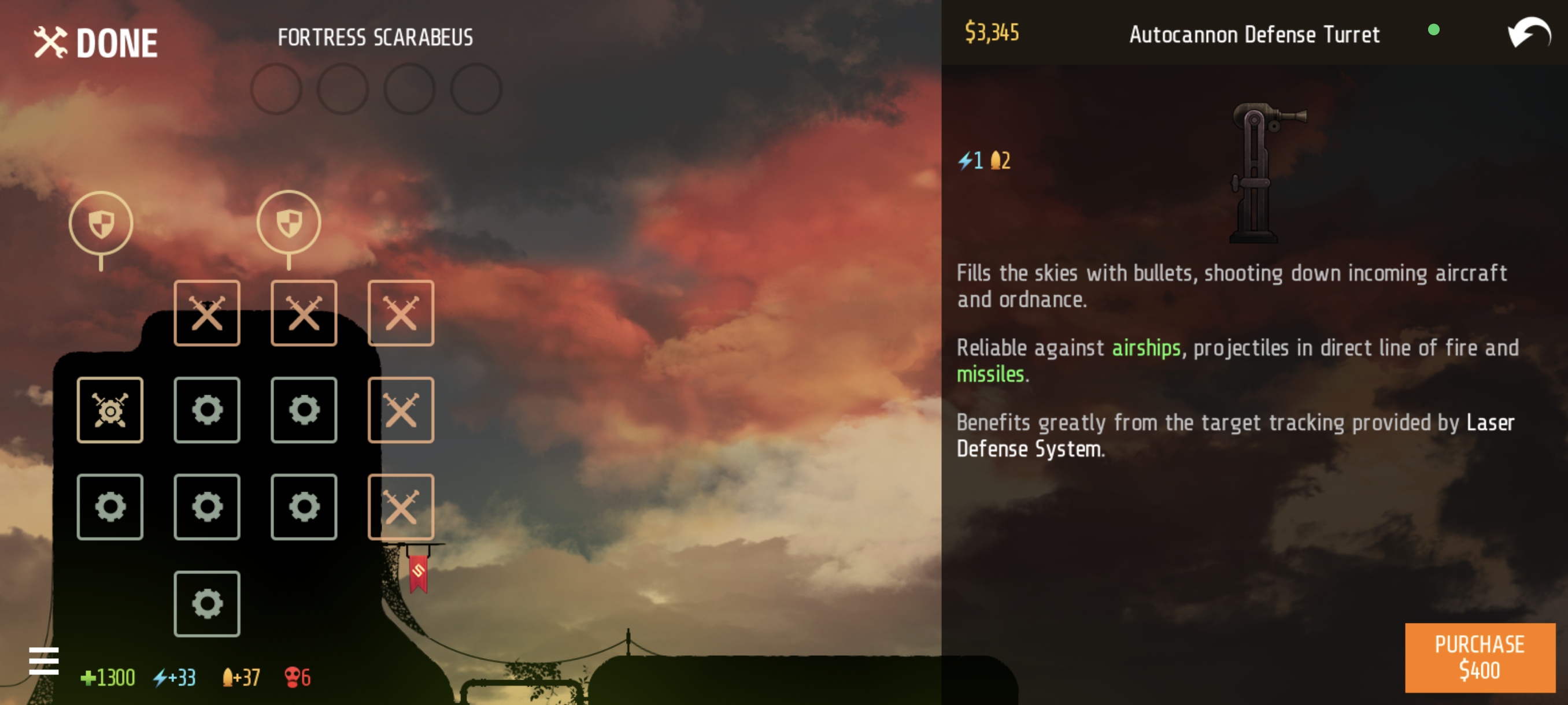 Autocannon Defense Turret