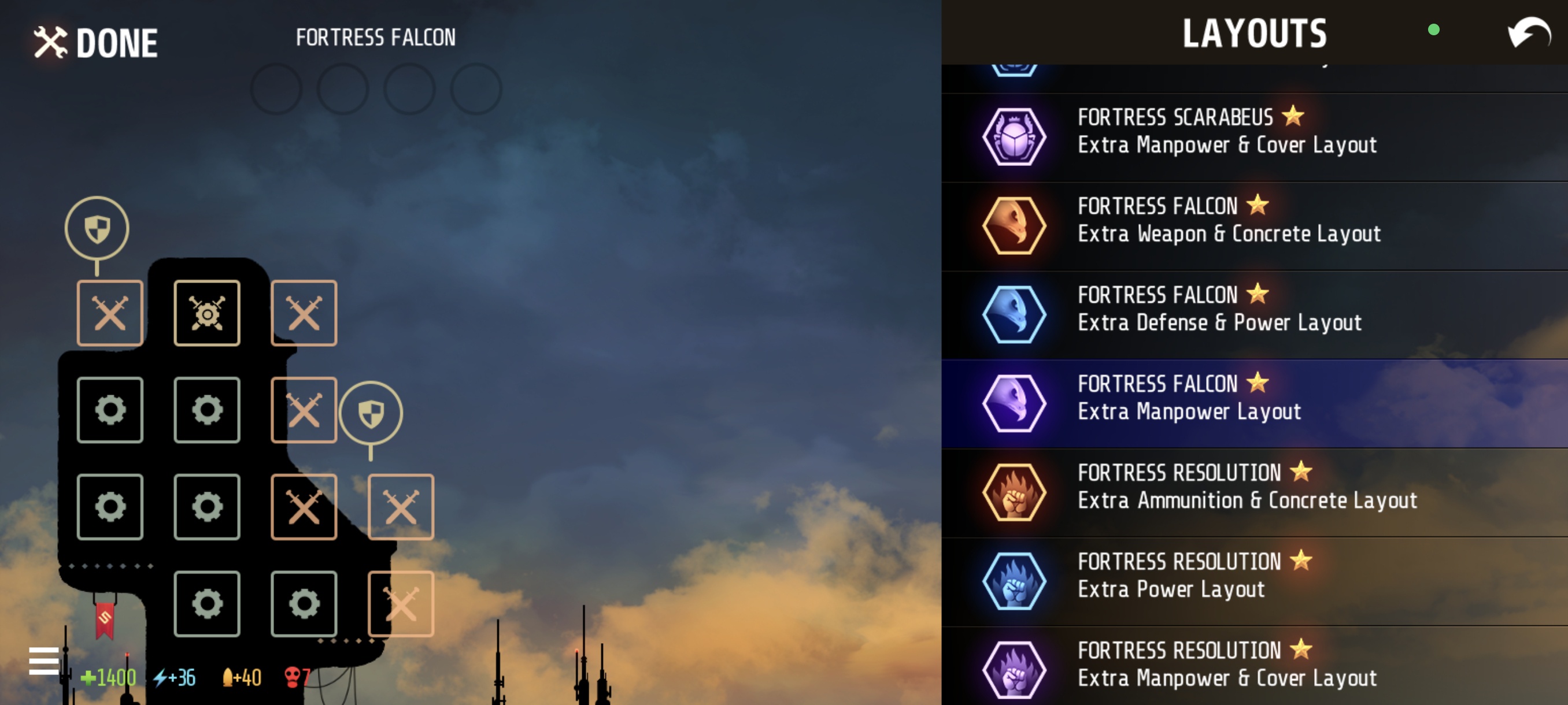 Extra Manpower Layout